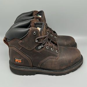 Timberland‎ Pro Pit Boss Steel Toe Boots Men’s Sz 9.5